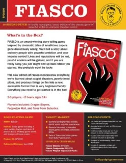 Other Fiasco RPG Boxed Set (Revised)