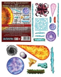 RPG Battle Mats Add-On Scenery Magic Effects