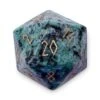 Norse Foundry 30mm Boulder Gemstone D20 - Ruby Zoisite -Game Haven 6807779915404837377 74378