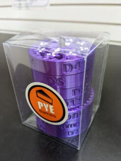 Fidget Spinner Dice Set - Dark