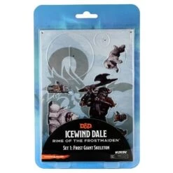 D&D Idols Of The Realms Icewind Dale 2D Miniatures Frost Giant Skeleton