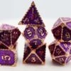 Foam Brain 7ct Metal Polyhedral Dice Set - Royal Dragon -Game Haven 7467977568788840961 74378