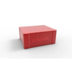 Box Gods Deck Box Dice Cache Red
