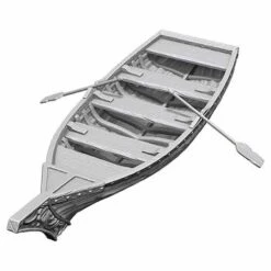 D&D Nolzur's Marvelous Unpainted Miniatures Rowboat & Oars (90503)