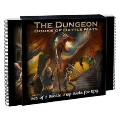 Other RPG Battle Mats: The Dungeon Books Of Battle Mats Two Book Set