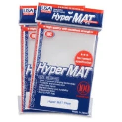Other KMC Standard Card Sleeves 100ct USA Hyper Matte Clear