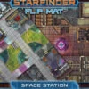 Other Starfinder Flip Mat Space Station 1 Other Starfinder Flip Mat Space Station -Game Haven PZO7306