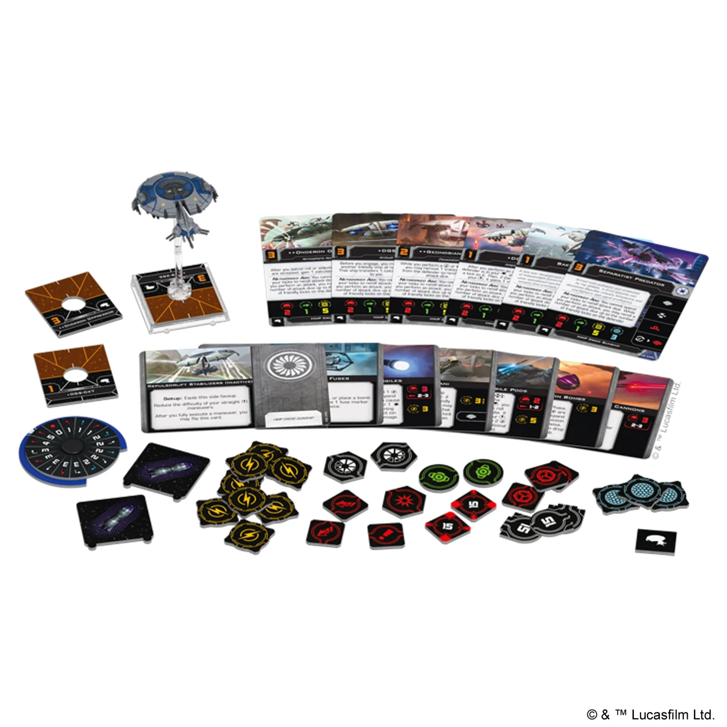 ASMODEE Star Wars X-Wing (Second Edition) - HMP Droid Gunship 4 ASMODEE Star Wars X-Wing (Second Edition) - HMP Droid Gunship - Image 2