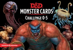 Other D&D 5e Monster Cards: Challenge 0-5