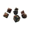 Other Mahogany Obisdian Semi-Precious Gemstone 7ct Polyhedral Dice Set -Game Haven q0mKJy0